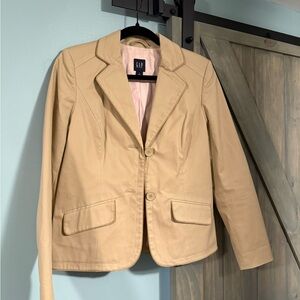 GAP Women's Beige Blazer Jacket